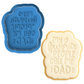 My Favorite People Call Me Dad Cookie Cutter & Embosser Father’s Day Biscuit Stamp