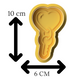 Key Heart Cookie Cutter & Stamp