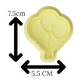 Balloon Trio Cookie Cutter & Embosser Set