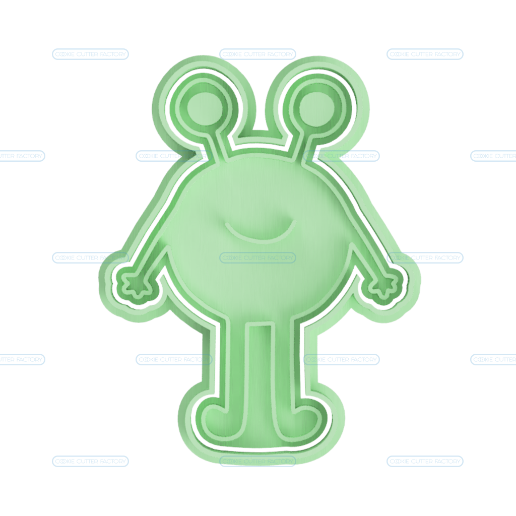 Alien Cookie Cutter and Stamp Embosser ACA009