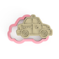 Police Car Cookie Cutter and Stamp Embosser - 5cm x 8cm