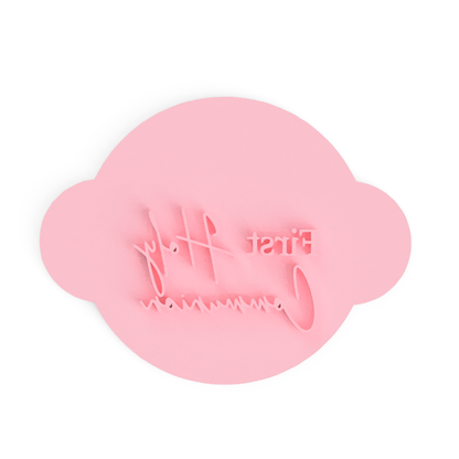 First Holy Communion Stamp Cookie Cutter Wavy Circle
