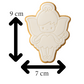Fairy Cookie Cutter | Magical Girl Cookie Stamp | Fairy Wings Embosser
