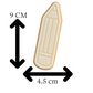 Pencil Cookie Cutter & Embosser Stamp