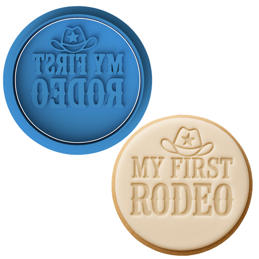 My First Rodeo Cookie Stamp| Cowboy Baby Shower