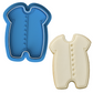 Baby Onesie Cookie Cutter & Embosser – Baby Shower & Newborn Cookie Stamp