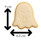 Ghost with Pumpkin Cookie Cutter & Embosser Halloween Biscuit Stamp