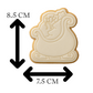 Santa’s Sleigh Cookie Cutter & Embosser Christmas