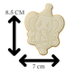 Circus Elephant Cookie Cutter & Embosser Stamp