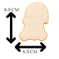 Classic Gnome Cookie Cutter & Embosser