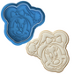 Mini Mouse Christmas Cookie Cutter & Embosser