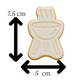 BBQ Grill Cookie Cutter & Embosser Father’s Day Biscuit Stamp