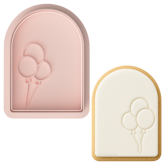 Balloon Arch Cookie Cutter & Embosser Set birthday