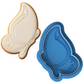 Butterfly Cookie Cutter | Whimsical Fairy Birthday Party Embosser | 3D Printed Cookie Stamp