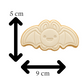 Bat Cookie Cutter & Embosser Halloween Biscuit Stamp
