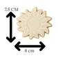 Sun Cookie Cutter & Embosser – Summer Sunshine Biscuit Stamp