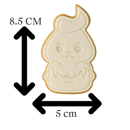 Baby Grinch Cookie Cutter & Embosser Stamp