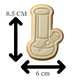 Bong Cookie Cutter & Embosser Stamp