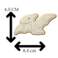 Pterodactyl Dinosaur Cookie Cutter & Embosser – Flying Dino Biscuit Stamp