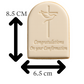 Confirmation Cookie Cutter & Embosser Stamp
