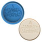 Merry Christmas Cookie Embosser – Festive Round Design