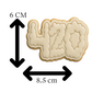 420 Smoke Cloud Cookie Cutter & Embosser Stamp