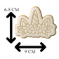 Unicorn Horn & Flowers Cookie Cutter & Embosser – Magical Birthday Cookie Design