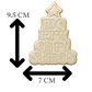 Merry Christmas Tree Cookie Cutter & Embosser – Holiday Text Cookie Design