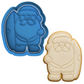 Surfing Santa Cookie Cutter & Embosser  Christmas