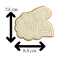 Best Dad Trophy Cookie Cutter & Embosser Stamp – Father’s Day Cookie Cutter