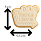 Dad You're a Classic Cookie Cutter & Embosser Father's Day Biscuit Stamp