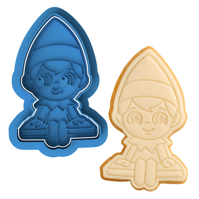 Christmas Elf Cookie Cutter & Embosser – Festive Holiday Design  Christmas