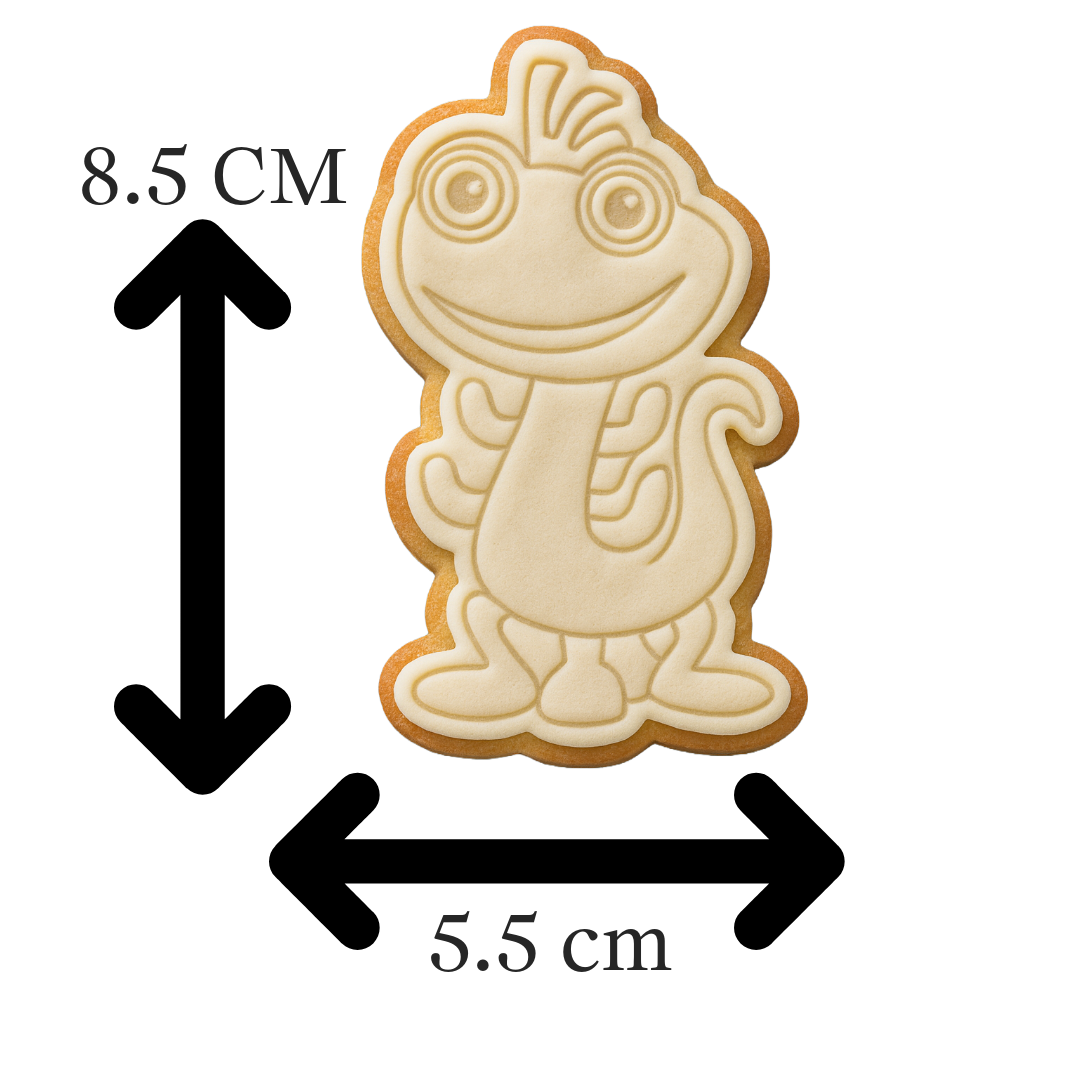 Monsters Inc Randall Cookie Cutter & Embosser Stamp