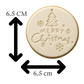Merry Christmas Tree Cookie Embosser – Festive Holiday Design
