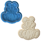 Mickey Mouse Pumpkin 2 Halloween Cookie Cutter with Embosser | Disney Character Biscuit Stamp | Kids Spooky Baking Tool