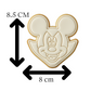 Vampire Mickey Mouse Cookie Cutter & Embosser – Halloween Cartoon Biscuit Stamp