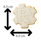 Roblox “R” Logo Cookie Cutter | Gaming Party Favor | Roblox Birthday Embosser