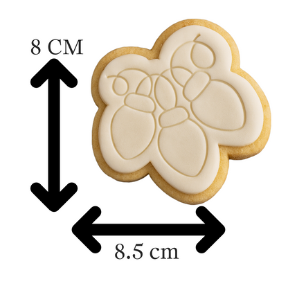 Christmas Lights Cookie Cutter & Embosser – Festive Holiday Design