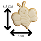 Bee Cookie Cutter with Embosser