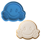 Peace Sign Smiley Face Cookie Cutter and Stamp Embosser