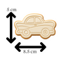 Classic Car Cookie Cutter & Embosser Father's Day Biscuit Stamp