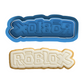 Roblox logo Cookie Cutter | Gamer Party Favor | Embosser & Cutter Set
