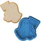 Boo Ghost Cookie Cutter & Embosser Halloween Biscuit Stamp