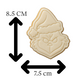 Grinch Christmas Cookie Cutter & Embosser – Holiday Mischief Design