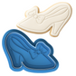 Princess Shoe Cookie Cutter and Embosser | High Heel Cookie Stamp