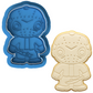 Jason Voorhees Horror Cookie Cutter with Embosser | Friday the 13th Slasher Biscuit Stamp | Halloween Villain Baking Tool