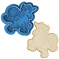Unicorn Cookie Cutter & Embosser Stamp