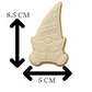 Tall Hat Gnome Cookie Cutter & Embosser