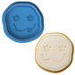 Leafy Smiley Cookie Cutter | Funny Face Embosser | Father's Day Weed Cookie Stamp