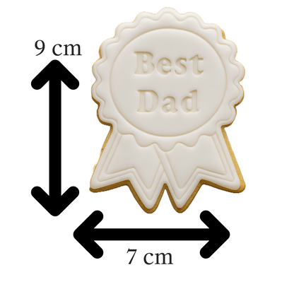 Best Dad Cookie Cutter & Embosser Father’s Day Biscuit Stamp